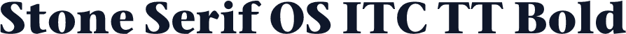 Stone Serif OS ITC TT Bold