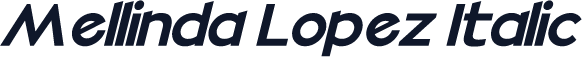 Mellinda Lopez Italic