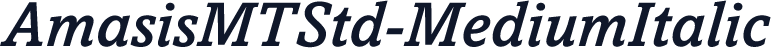 AmasisMTStd-MediumItalic