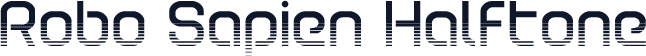 Robo Sapien Halftone