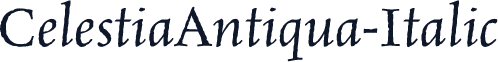 CelestiaAntiqua-Italic