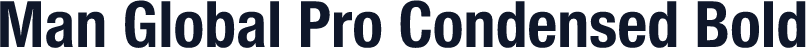 Man Global Pro Condensed Bold