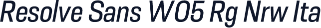 Resolve Sans W05 Rg Nrw Ita