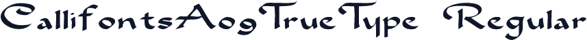 CallifontsA09TrueType Regular