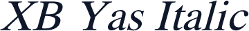 XB Yas Italic