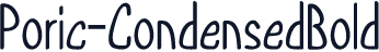 Poric-CondensedBold