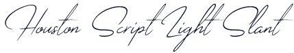 Houston Script Light Slant
