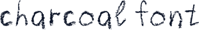 charcoal font