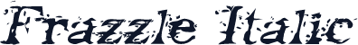 Frazzle Italic
