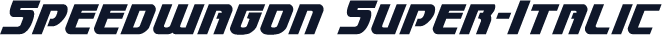 Speedwagon Super-Italic