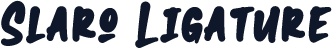 Slaro Ligature