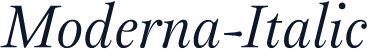 Moderna-Italic