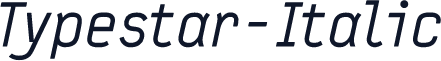 Typestar-Italic