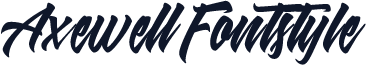 Axewell Fontstyle