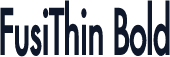 FusiThin Bold