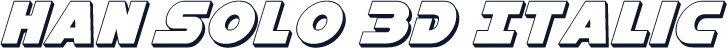 Han Solo 3D Italic