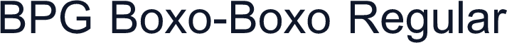 BPG Boxo-Boxo Regular