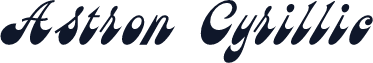 Astron Cyrillic