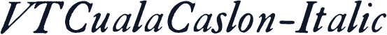 VTCualaCaslon-Italic