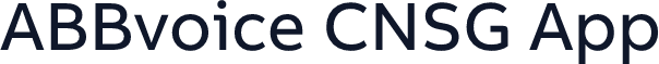 ABBvoice CNSG App