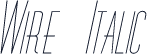 Wire Italic
