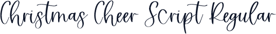 Christmas Cheer Script Regular