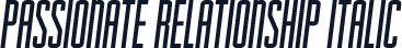 Passionate Relationship Italic