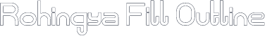 Rohingya Fill Outline