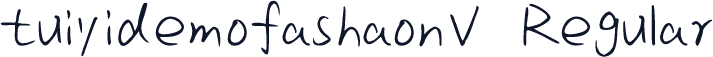 tuiyidemofashaonv Regular
