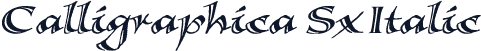 Calligraphica Sx Italic