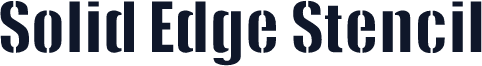 Solid Edge Stencil