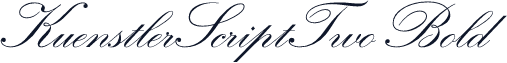 KuenstlerScriptTwo Bold