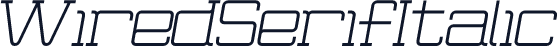 WiredSerifItalic