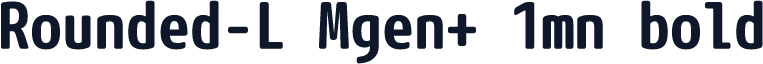 Rounded-L Mgen+ 1mn bold