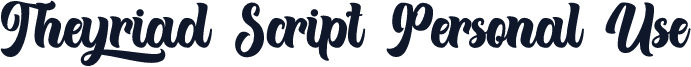 Theyriad Script Personal Use