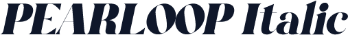 PEARLOOP Italic