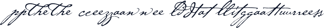 P22 Cezanne W05 Ligatures
