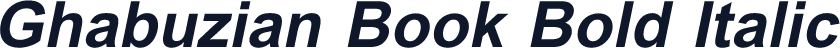 Ghabuzian Book Bold Italic