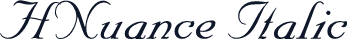 HNuance Italic