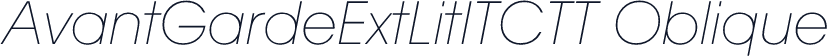 AvantGardeExtLitITCTT Oblique