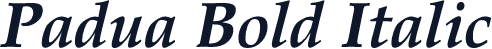 Padua Bold Italic