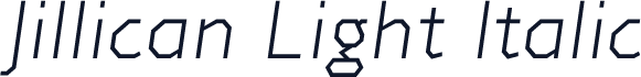 Jillican Light Italic
