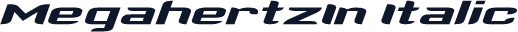MegahertzIn Italic