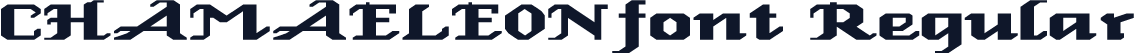 CHAMAELEONfont Regular
