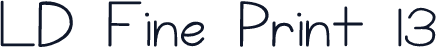 LD Fine Print 13