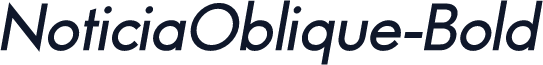 ☞NoticiaOblique-Bold