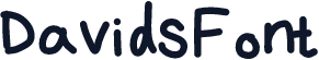 DavidsFont
