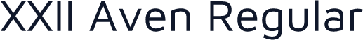 XXII Aven Regular