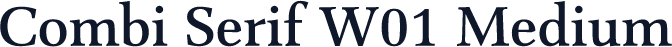 Combi Serif W01 Medium