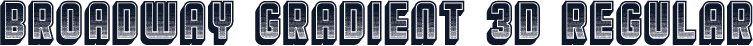 Broadway Gradient 3D Regular
